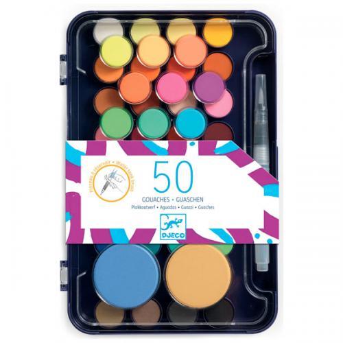 Palete de Artista - 50 Guaches