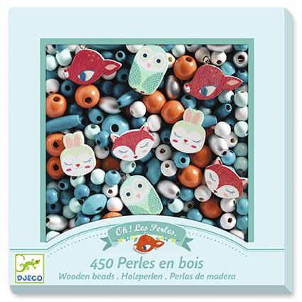 Pequenos Animais - Contas de Madeira
