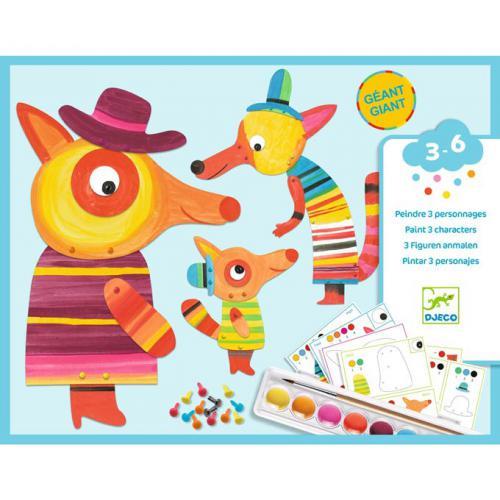 A Família da Raposa - Jogo Gigante de Colorir - Image 2