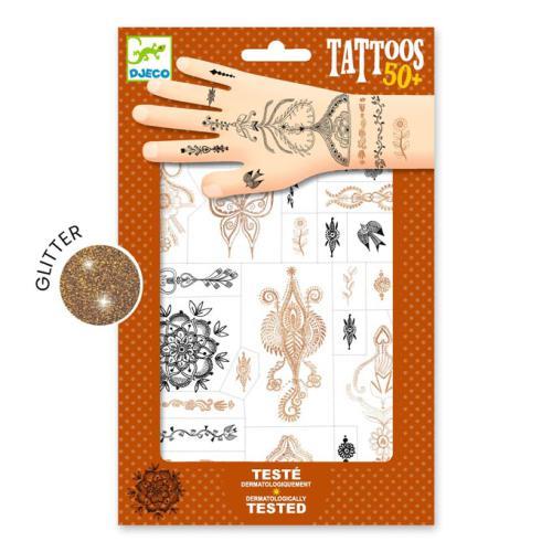 Oriental - 50 Tatuagens c/ Glitter