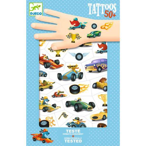 Carros - 50 Tatuagens Efeito Metalizado - Image 2