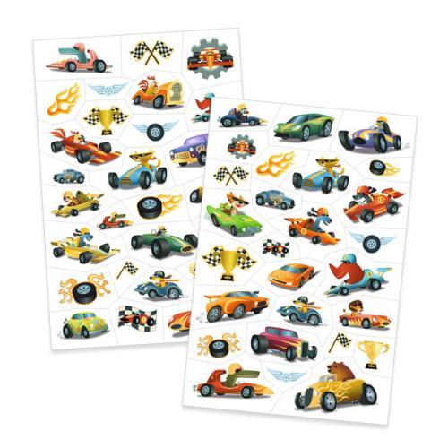 Carros - 50 Tatuagens Efeito Metalizado - Image 3