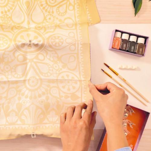 Atelier 11 - Pintura em Seda - Pétalas - Image 4