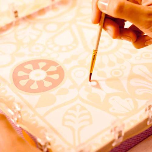Atelier 11 - Pintura em Seda - Pétalas - Image 5