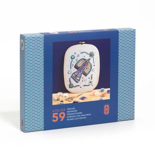 Atelier 59 - Bordado com Missangas - Pássaro