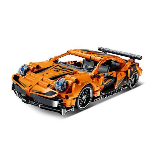 Carro Desportivo Pull Back 490 peças - Laranja - Image 2