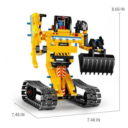 Escavadora & Robot 2 em 1 - 342 peças - Image 4