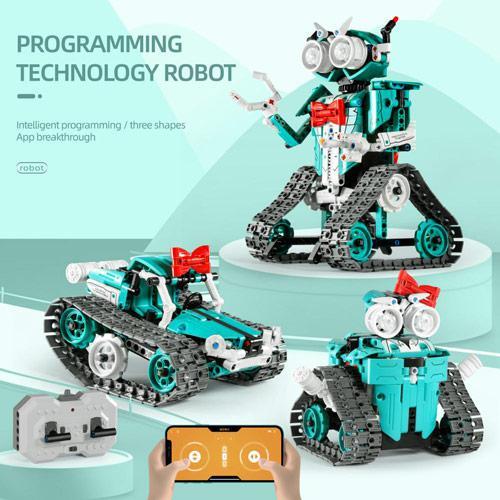 Carro & Robot 3 em 1 Programável com APP - 440 peças - Image 3