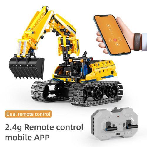Escavadora & Robot Programável com APP - 430 peças - Image 4