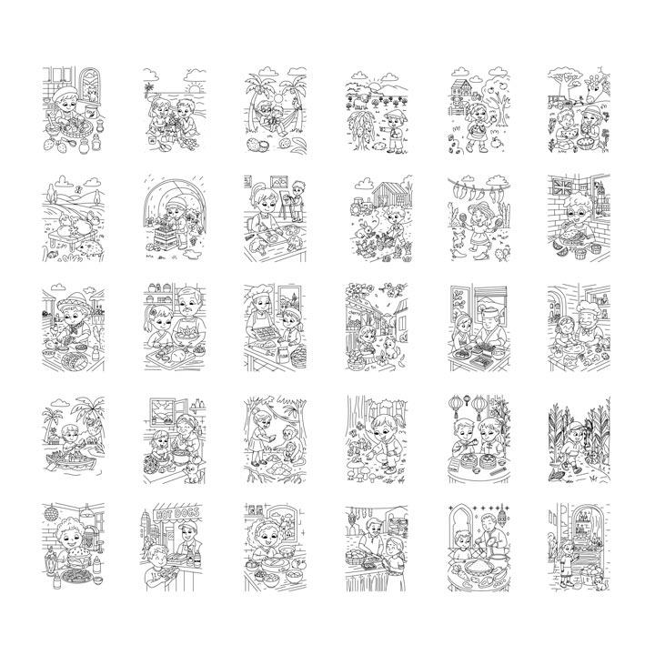 Prancha de Desenho Ilustrada c/ Luz Verde 6 - Image 5