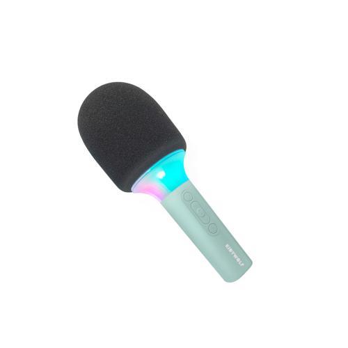 Microfone de Karaoke Verde