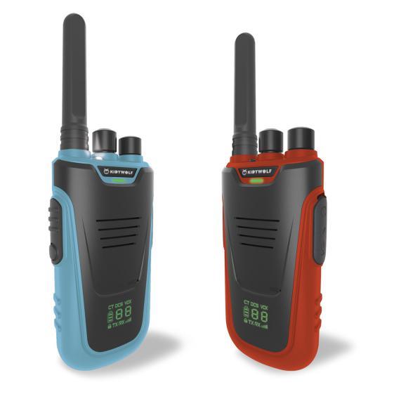 Walkie Talkie Azul e Vermelho
