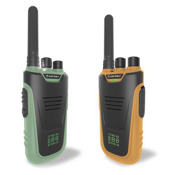 Walkie Talkie Verde e Laranja