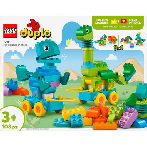 Duplo Town - Dinossauros Sobre Rodas 3 em 1