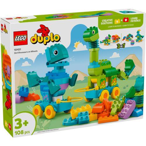 Duplo Town - Dinossauros Sobre Rodas 3 em 1 - Image 2