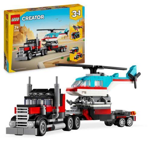 Creator 3 em 1 - Camião Plataforma com Helicóptero - Image 4