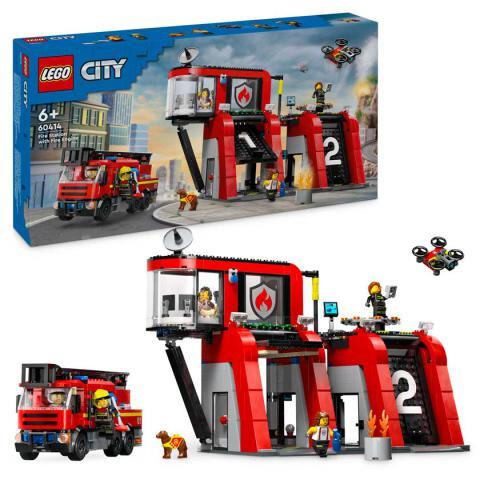 City - Quartel dos Bombeiros com Camião - Image 4