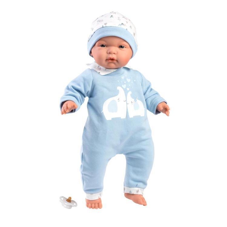 Joel Elefante Celeste Recém-Nascido 38 cm
