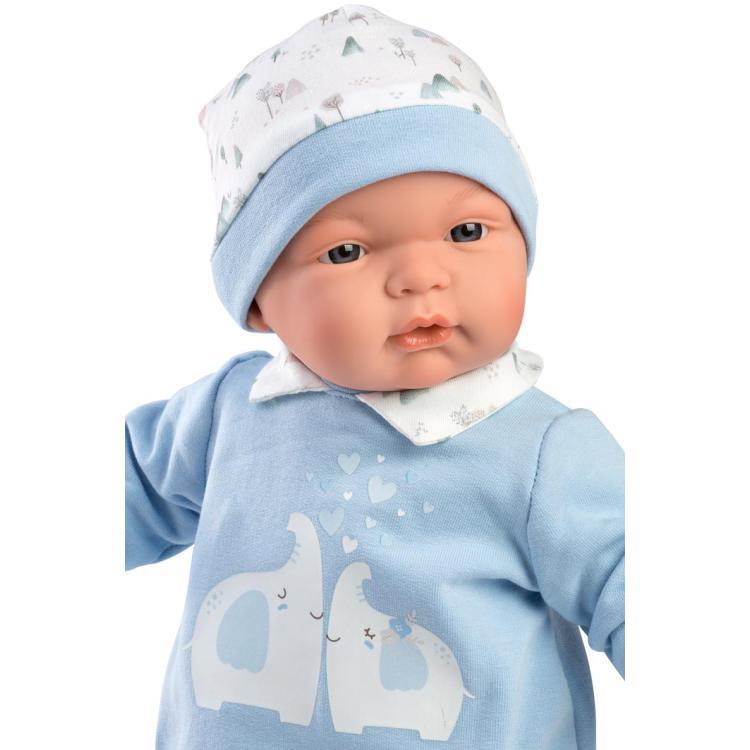 Joel Elefante Celeste Recém-Nascido 38 cm - Image 3