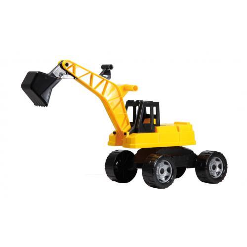 Escavadora Giga Trucks amarela e preta