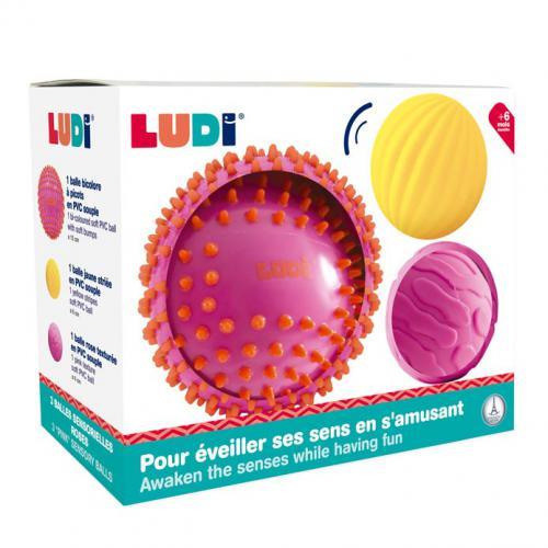 3 Bolas Sensoriais - Rosa - Image 2