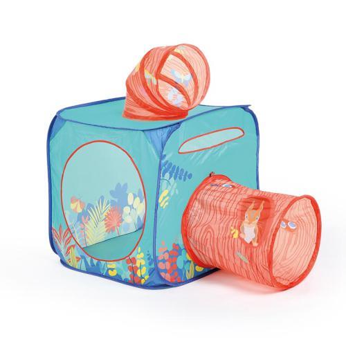 Cubo de exploração com Túnel