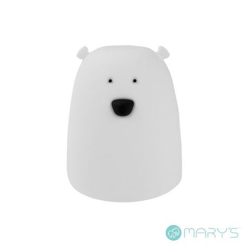 Luz de Presença Led Pequena Urso Branco