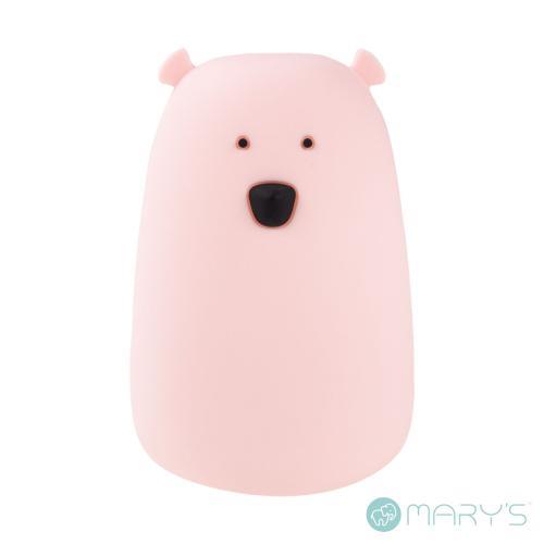 Luz de Presença Led Grande Urso Rosa