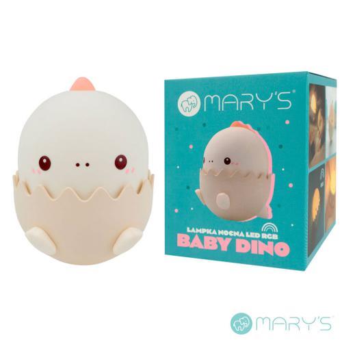 Luz de Presença Led Dinossauro Bebé Rosa - Image 2