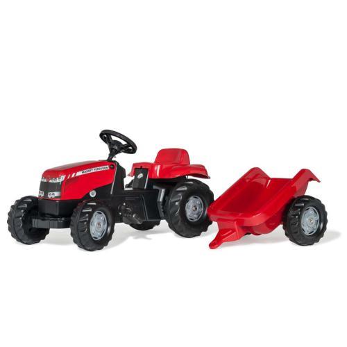 Tractor MF rollyKid com atrelado