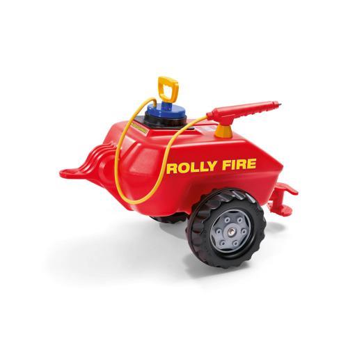Tanque de água atrelado rollyTanker vermelho com bico de pul
