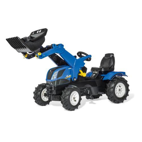 rollyFarmtrac New Holland com Pneus Pneumáticos