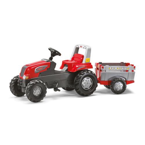 Tractor rollyJunior com atrelado FarmTrailer