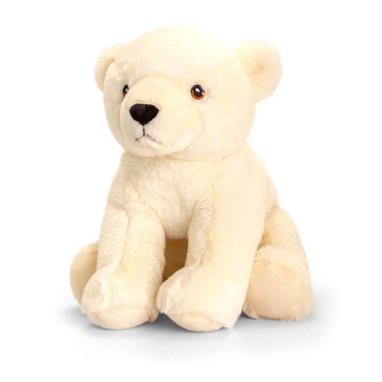 Peluche Keeleco Urso Polar 25 cm.