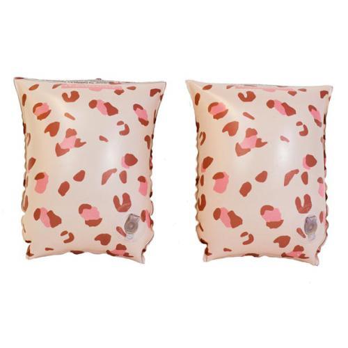 Braçadeiras 0-2 anos - Leopard Old Pink
