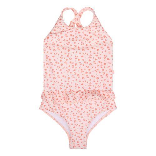 Fato de Banho 2-4 anos - Leopard Old Pink