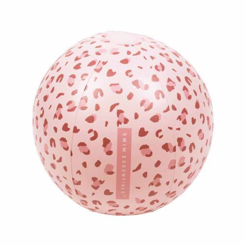 Bola de Praia 51cm - Leopard Old Pink