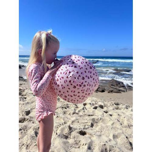 Bola de Praia 51cm - Leopard Old Pink - Image 3