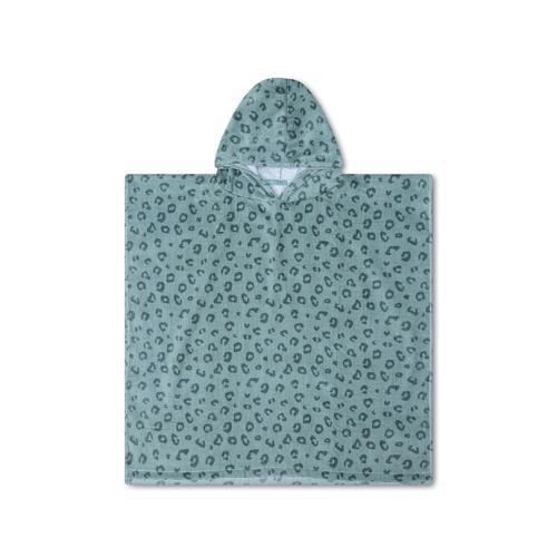 Poncho 65x65 cm - Leopard Green