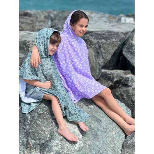 Poncho 65x65 cm - Leopard Green - Image 2