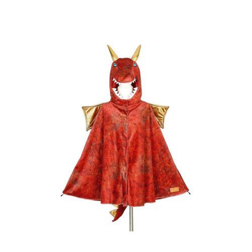 Capa de Dragão Vermelho 4-7 anos, 104-122 cm
