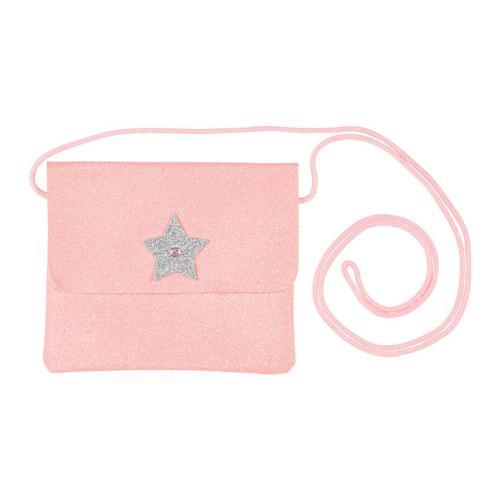 Bapke - Mala à Tiracolo Rosa c/ Glitter
