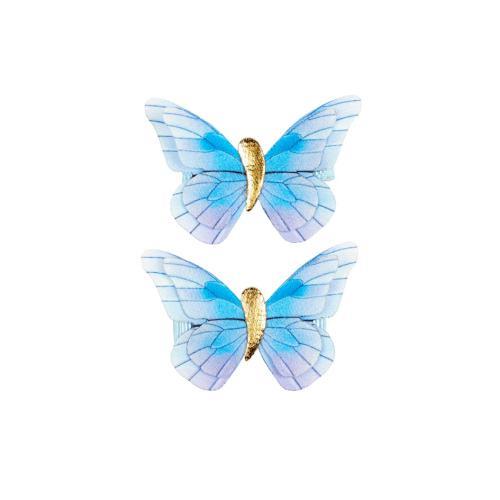 Florence - Ganchos de Cabelo c/ Borboleta Azul