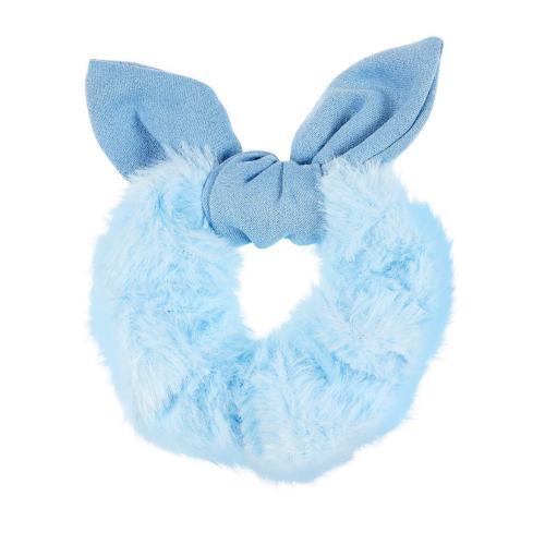 Vida - Scrunchie de Pelo c/ Laço Azul
