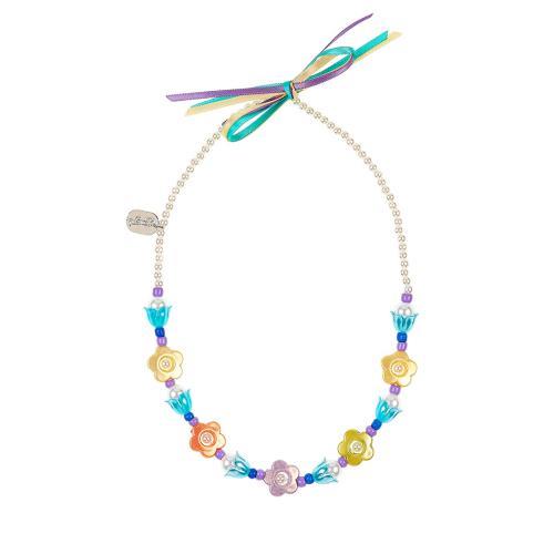 Annalies - Colar c/ Flores Coloridas