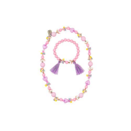Unicorn - Conjunto Colar e Pulseira Pastel