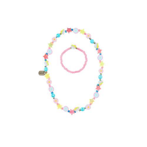Milla - Conjunto Colar e Pulseira Pastel