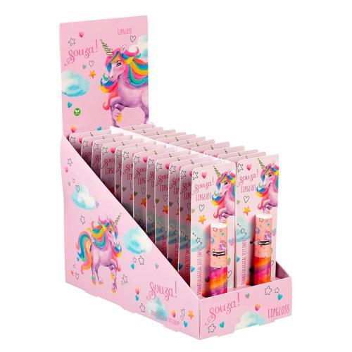 Display 24 Lipgloss Unicórnio