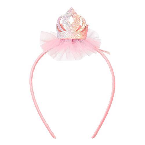 Yris - Bandolete Rosa c/ Coroa de Glitter