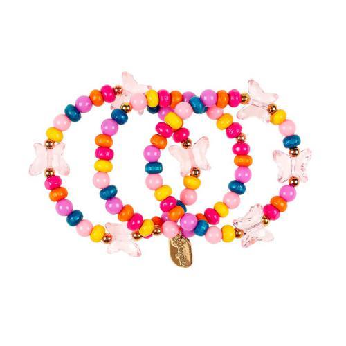 Deva - Pulseiras Lilás c/ Borboletas